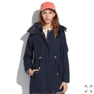 Madewell x Penfield Hazleton Parka Navy‎ drawstring preppy utility jacket Small